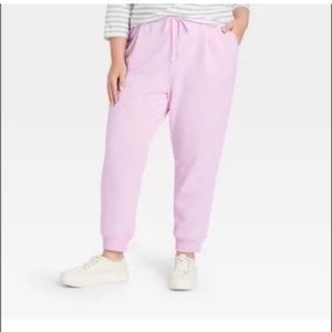 A New Day Purple Jogger Sweatpants Cotton Blend NWT Size 4X